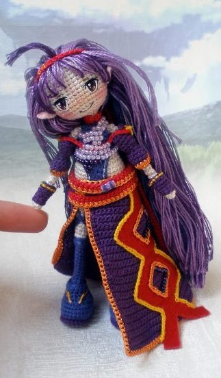 crochet anime doll pattern