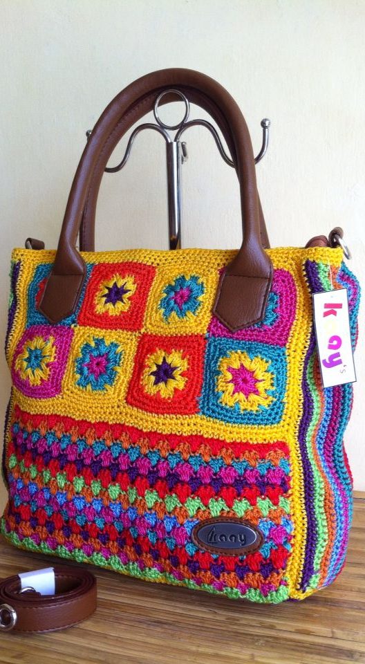 56+ Awesome Granny Square Crochet Bag Pattern Ideas - Page 41 of 56