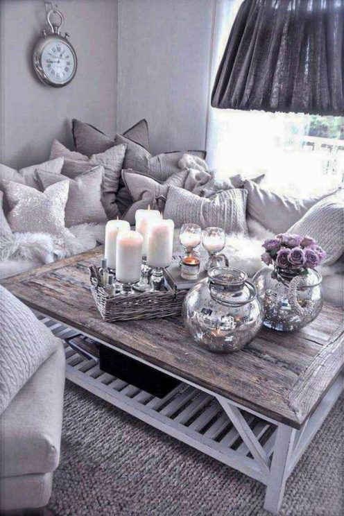 Coffee Table Decor Ideas In Living Room - Sofa In The Middle Of The Room